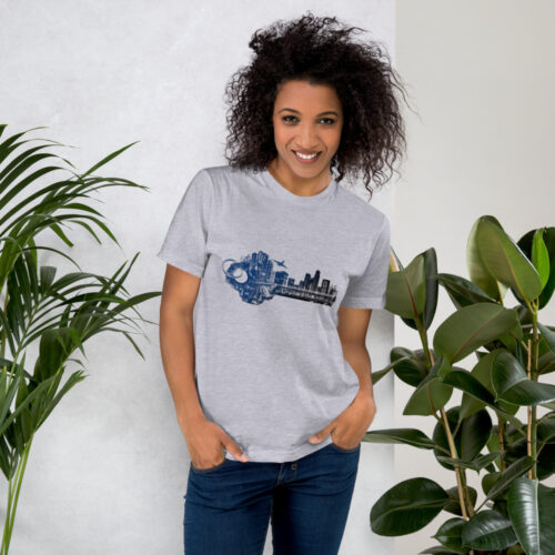 City Keychain Key T-shirt - Image 2