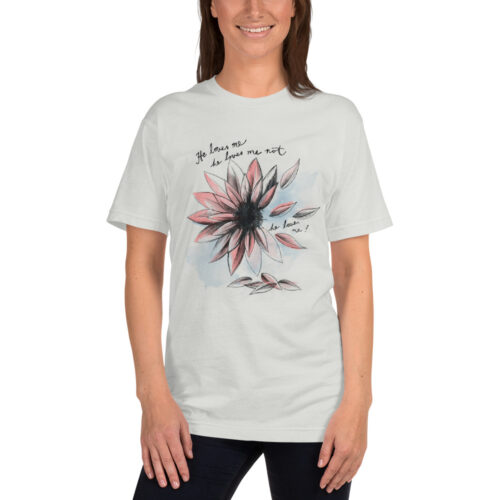 Flower Sketch Petals T-shirt - Image 3