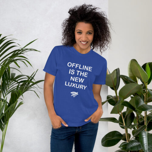 Offline Is The New Luxury T-shirt - Image 3
