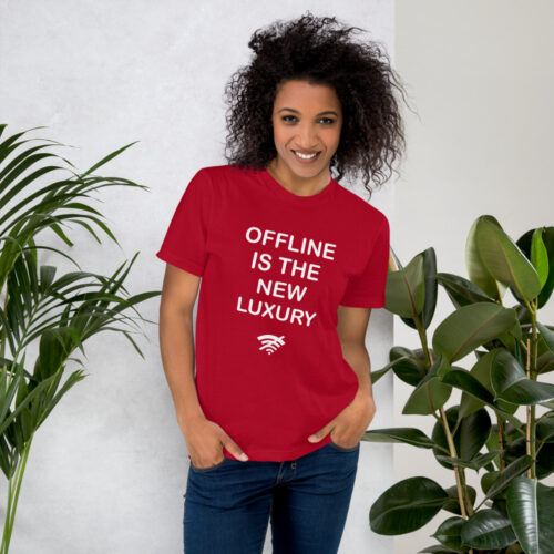 Offline Is The New Luxury T-shirt - Image 4