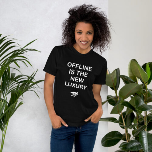 Offline Is The New Luxury T-shirt - Image 2