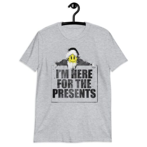 Christmas Smiley Face Emoji Unisex T-Shirt - Image 2