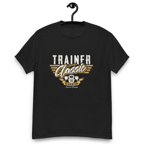 Trainer Sports Gym Classic Collegiatet T-shirt - Image 2
