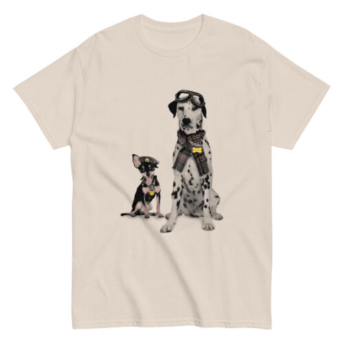 Quirky Aviator Police Dog T-shirt - Image 2