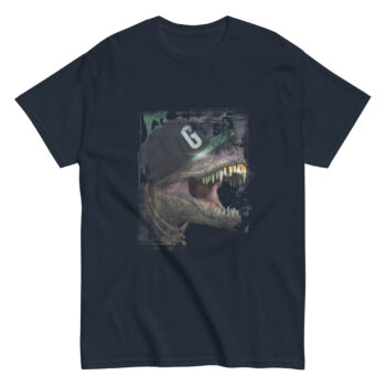 Cool T-Rex Dinosaur With Hat T-shirt