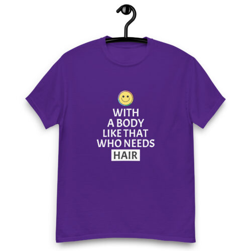 Who Needs Hair T-shirt - Image 3