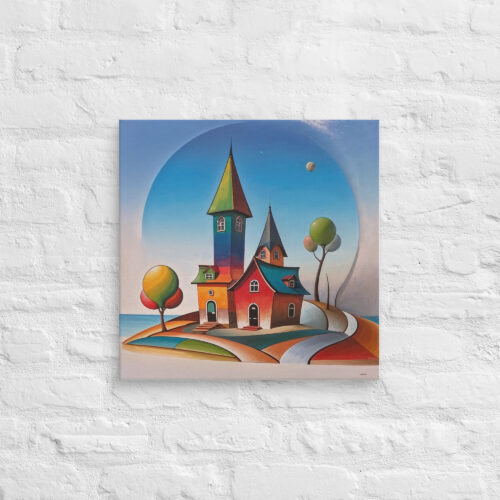 Looking to add a little flair to your room or office? Look no further - this canvas print has a vivid, fade-resistant print that you're bound to fall in love with.