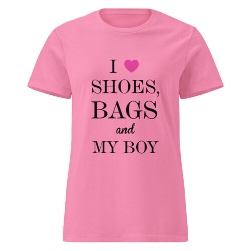 I Love Shoes, Bags And My Boy T-shirt - Image 2