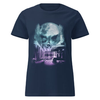 Moon Skull City Alley T-shirt