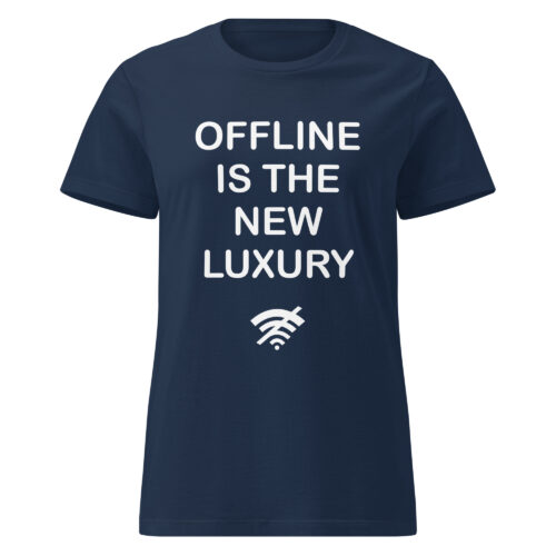 Offline Is The New Luxury T-shirt - Image 3
