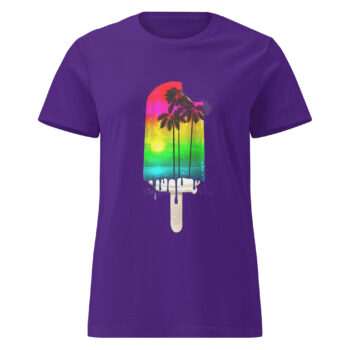 Rainbow Popsicle Beach T-shirt