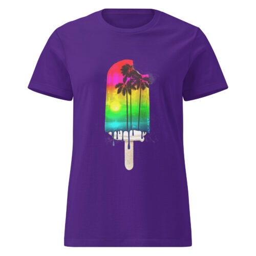 Rainbow Popsicle Beach T-shirt
