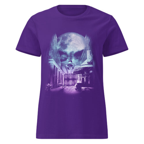 Moon Skull City Alley T-shirt - Image 3