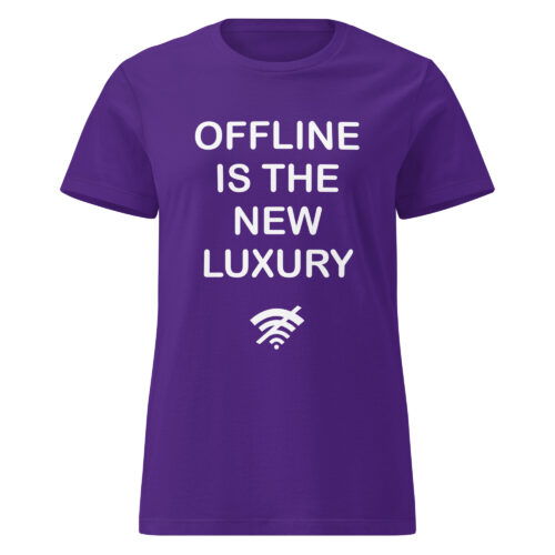 Offline Is The New Luxury T-shirt - Image 4