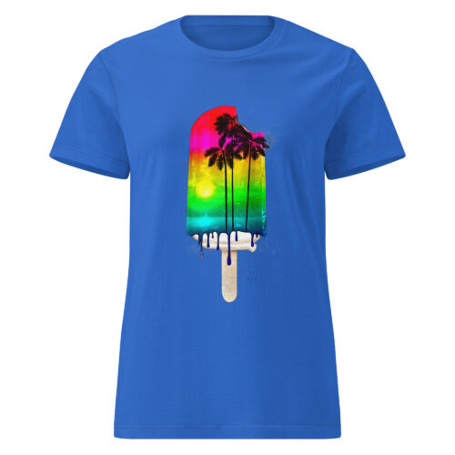 Rainbow Popsicle Beach T-shirt - Image 2