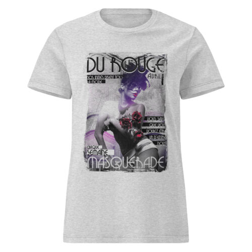 Woman Mask Feathers T-shirt - Image 2