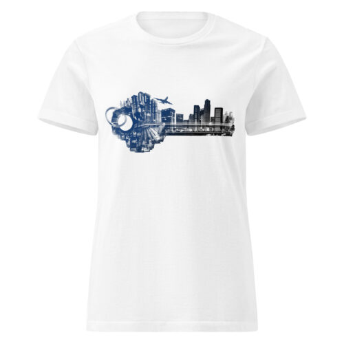 City Keychain Key T-shirt - Image 2